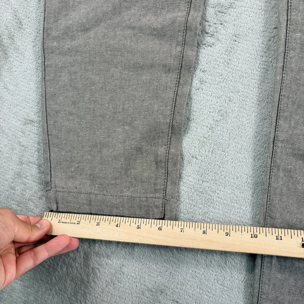 Banana Republic Athletic Fit Linen Blend Pants Men 32x27 in Taupe Tapered NWT